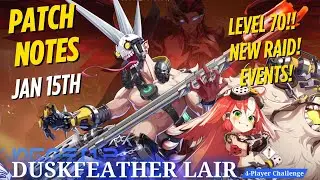 Crystal of Atlan Patch Jan 15th | New Lv 70 Raid & Skills + Returner Rewards