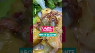 Recette &eacute;tudiante : la raclette &agrave; la po&ecirc;le 🧀 #kotplanet #etudiant #belgique #recette