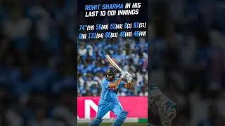 Rohit Sharma's last 10 ODI innings |#cricket #sports #viral #trending #rohitsharma #worldcup2023