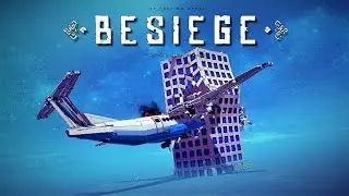 Epic Plane Crash Into Building (Besiege)
