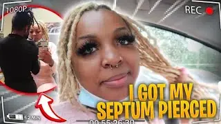 I GOT MY SEPTUM PIERCED! I was so scared😩😰
