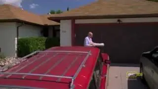 Walter White Throws a Party Pizza on the Roof