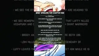 One piece chapter 1130 spoliers || onepiece #anime #onepiece1130