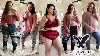 HUGE FALL American Eagle Try-On Haul |Plus Size Fashion|