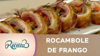 Faça um delicioso rocambole de frango com o Chef Léo Roncon!