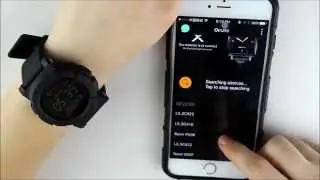 Omate Smartwatch Setup for iPhone