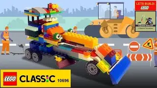 Lego 10696 Tractor 🚜 How to Build Grader from LEGO Classic 💰💲 Save Money & Space with Lego 👍