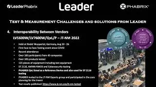 SDI to IP -  Multiple Vendor Interoperation