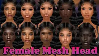 Top Female Mesh Heads IMVU [Link in description]