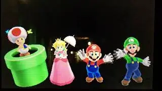 (SPECIAL!) Toad, Princess Peach, Mario, & Luigi All Ride The Denver Airport Train! (#30)