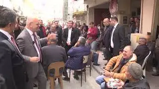 BAŞKAN ERGÜN’ÜN SARIGÖL ZİYARETİ SIRASINDA GERGİN ANLAR
