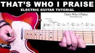Brandon Lake - That's Who I Praise (Lead Guitar Tutorial) with tabs