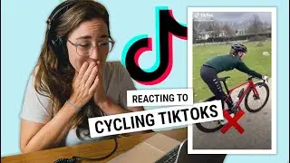 Reacting to cycling TIK TOKS