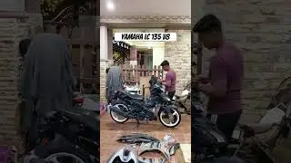 Cara tukar cover set Yamaha LC135 V8 #lc135 #yamaha #viral