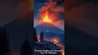 Savaiʻi Lava Fields - History Longest Volcanic Eruption. #Shorts #volcano #nature #didyouknow
