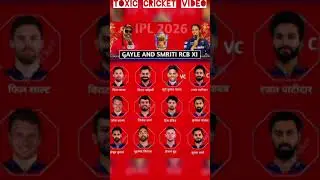RCB Dream XI IPL 2026 😍 Gayle, Kohli, Bumrah | Full Analysis.#RCB #IPL2026 #EeSalaCupNamde