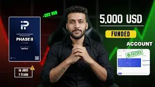 How I Passed $5K Phase-2 Funded Account in Just 1 Trade? | $100k Funding Challenge. #trading