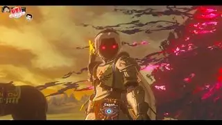 ZELDA:  Dark Link Spa Moment and Moon light View - What does Dark Link look Like - Dark Link Custome