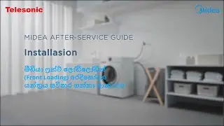 Midea Front Loader Washing Machine DIY Manual - Sinhala Subtitles
