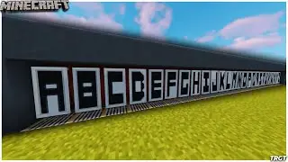 ✔ Minecraft: Every letter of the alphabet on banners