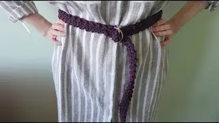 Как завязывать пояс с двумя кольцами / How to tie a double D-ring belt