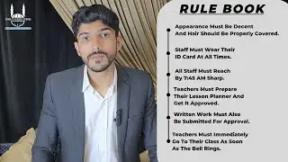 RULE BOOK | STAFF MEMBERS | NOOR-UL-EMAAN SCHOOL