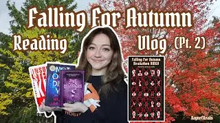Falling For Autumn Readathon Vlog (Pt.2) 🦇🎃📚 || Reading, Fall Activities, New Bookshelves, & More!