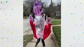 Giant Puppet Dance Club for Art All Night