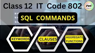 Unit 1 Completed | Class 12 IT | Database Concept RDBMS | Group By | Information Technology Code 802