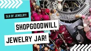 Turquoise & Malachite ❤ ShopGoodwill 5lb Jewelry Jar Unboxing! + Jewelry Sale!