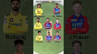 Match 17 CSK vs DC - Prediction #ipl2025 #cricket #rjadeja #chennaisuperkings #ipl #cricketteam