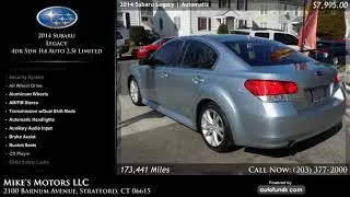 Used 2014 Subaru Legacy | Mike's Motors LLC, Stratford, CT