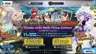 [FGO] very sad merlin rolls......