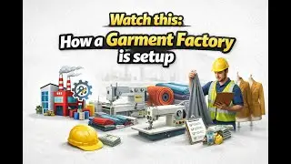 Do you know How Garment Factory is Setup      #garments #clothing #animation 