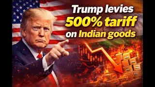 Trump Slaps 500% Tariff on Indian Goods Over Russian Oil? 🇮🇳🇺🇸 Very bad hit on my portfolio