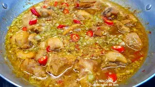 cách làm GÀ KHO SẢ NGHỆ thơm ngon hấp dẫn rất hao cơm