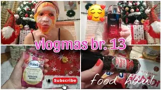 Vlogmas  2024. 🎄 Food haul | Isprobavanje nekih novih proizvoda i neki favoriti🧖❄️✨