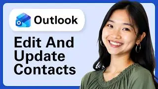 How To Edit and Update Contacts In Outlook Address Book (Complete Guide)