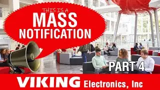 Multiple voice announcements | mass notification system set up over paging