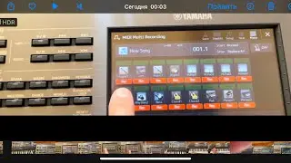 Как записать минусовку в секвенсоре YAMAHA PSR A 5000