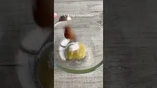 Amazing mini apple cinnamon roll with 2-ingredient dough! Tutorial