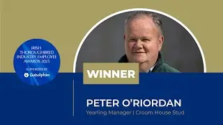 Peter O'Riordan - Irish Thoroughbred Industry Employee Award Winner 2025