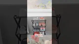 5 Layer foldable Shoes Rack Tier #shopeetagtowin