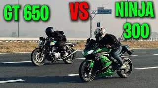 GT650 Code6 vs Kawasaki Ninja 300 ⚡ Drag Race Showdown!
