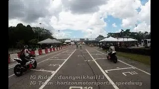 Danny Mikhail Helmet Cam Horizon Motorsport Race @ Elite Speedway Track
