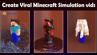 How to Make Minecraft Viral Simulations in Blender | Beginner Tutorial