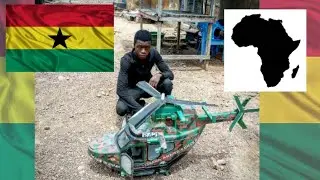 21 YEAR OLD GHANAIAN/AFRICAN MANUFACTURING A HELICOPTER, CAR ETC🇬🇭🇳🇬🇨🇩🇩🇿🇮🇪