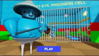 SMURF CAT BARRY'S PRISON RUN OBBY WALKTHROUGH FULLGAME #obby#roblox