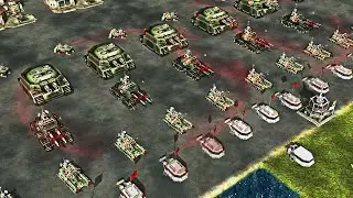 China Tank vs 7 USA Super - Command & Conquer Generals Apocalyptic