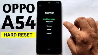 Oppo A54 (CPH2239) - Hard Reset/ Format/ Pattern/ Screen Unlock